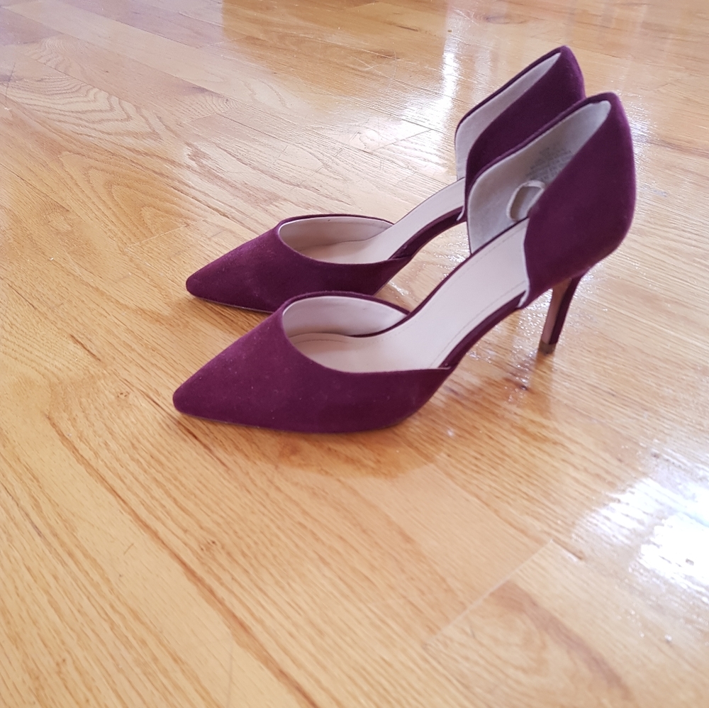 Burgundy heels